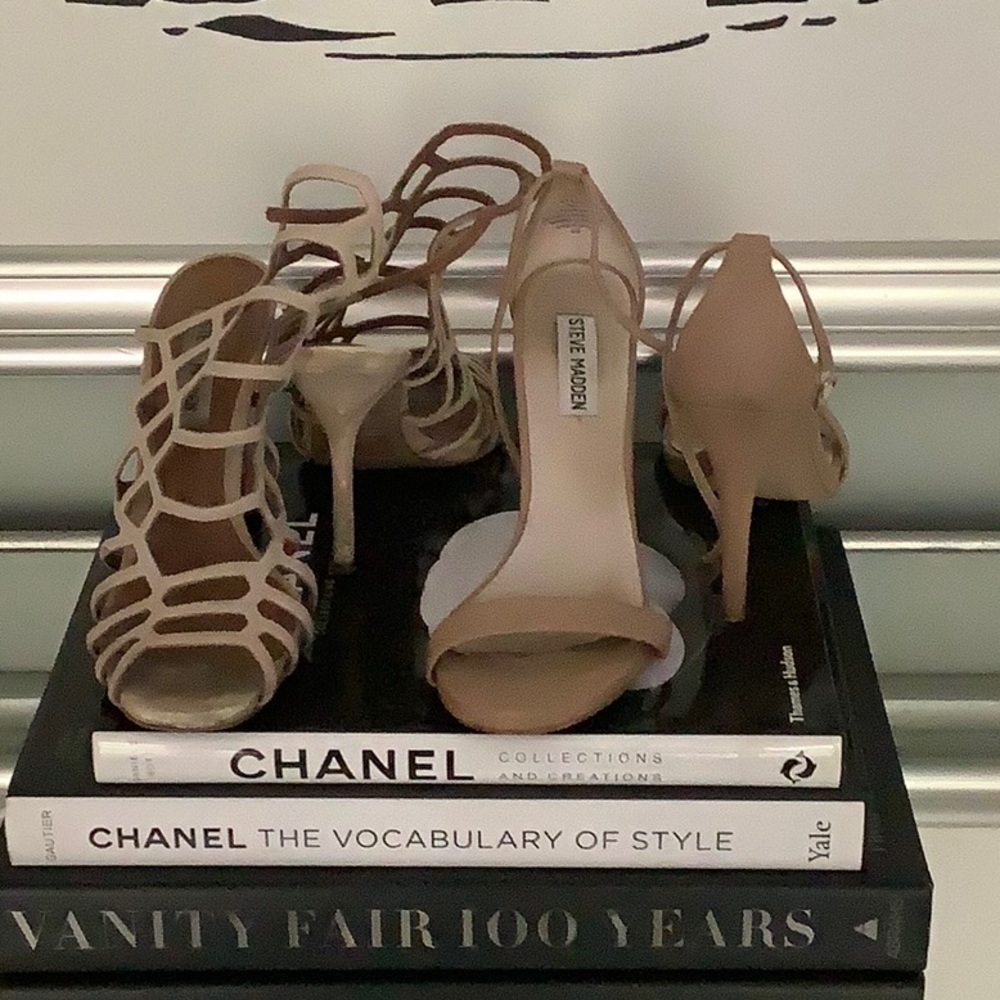 Two pairs of Steve Madden shoes used